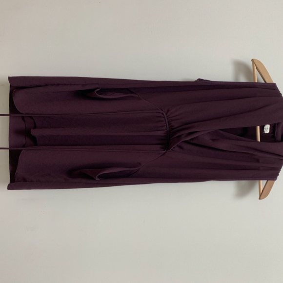 Aritzia wilfred xsmall purple wrap dress - Picture 10 of 10